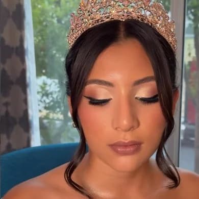 Makeup glam & hair-1