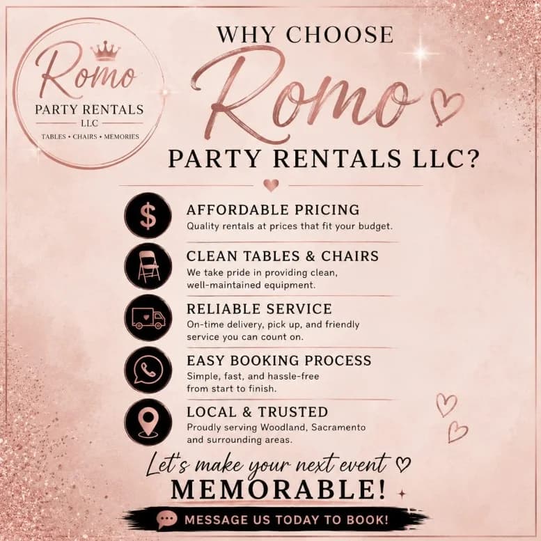 Table and Chair Bundle Rentals in Sacramento Area-5